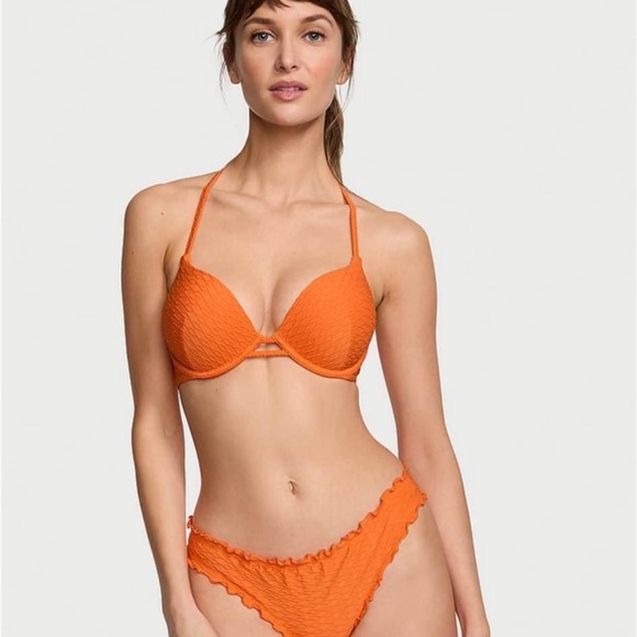 Victoria Secret Ruffle Bikini Top & Bottom New in Package - Picture 2 of 4